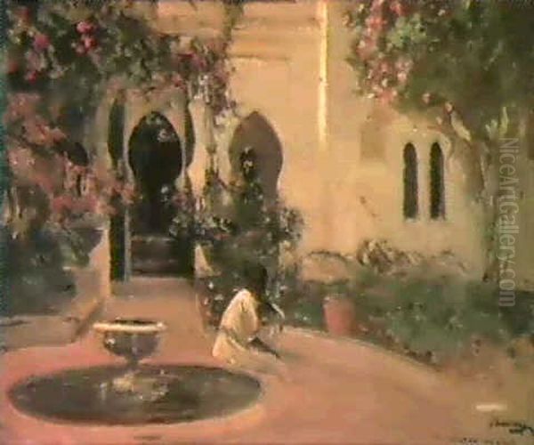 An Arab Courtyard - view 1