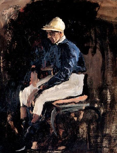 A Portrait Of Joe Childs, The Rothschild's Jockey - view 1