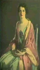 Portrait Of Miss Julia Mcguire by John Lavery