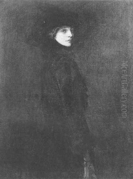 A Lady In Black Velvet - view 1