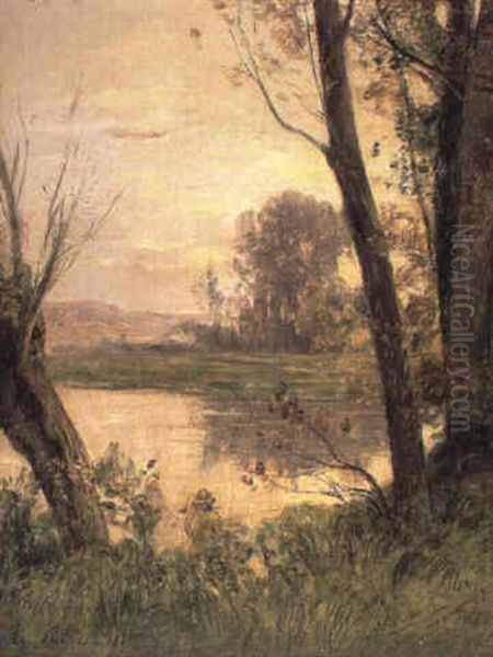 Pecheur Au Bord De L'etang - view 1
