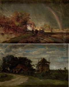 Paisajes (pair) by Nemesio Lavilla