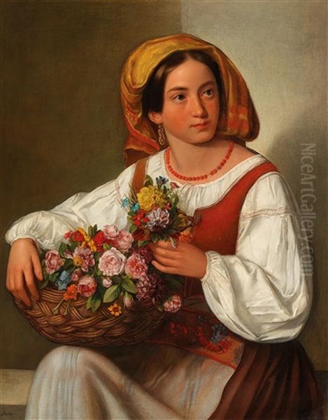 The Flower Girl - view 1