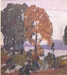 October Trees by Carl Lawless