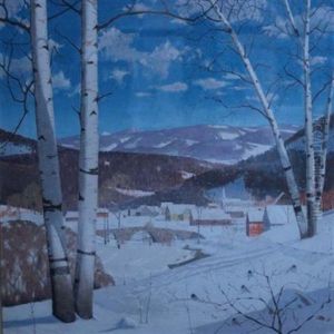 Snowy Landscape by Carl Lawless