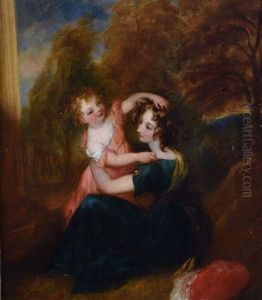 Portrait Of Torquilla And Hector Lawrence by Thomas Lawrence