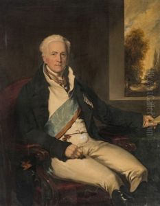 Portrait Des Preusischen Staatskanzlers Karl August Furst Von Hardenberg (1750-1822) by Thomas Lawrence
