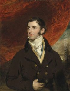 Portrait Of A Gentleman, Half-length, In A Dark Coat by Thomas Lawrence