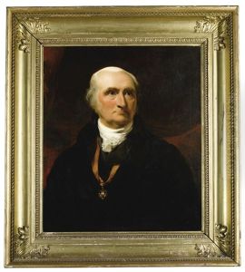 Portrait Of Sir William Forbes Of Pitsligo, 6th Bt. Of Pitsligo (1739-1806), Half-length, Wearing A Black Coat With A White Stock, And The Order Of Nova Scotia