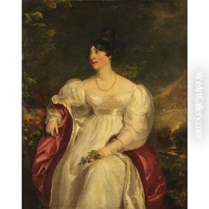 Portrait Of A Lady, Three-quarter Length, Said To Be Mrs. Ramsbottom Portrait Of A Lady, Three-quarter Length, Said To Be Mrs. Ramsbottom