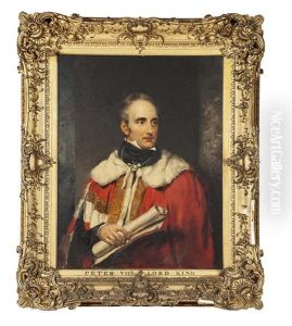 Half-length Portrait Of Peter King, 7th Baron King On Ockham, In Peer's Robes