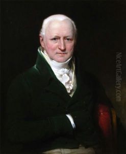 Portrait Of John Brasher (1758-1836) Gunsmith, Half Length