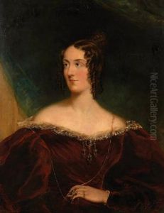Portrait De Lady Delamere by Thomas Lawrence
