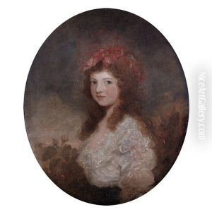 Portrait Of A Girl With A Pink Bow