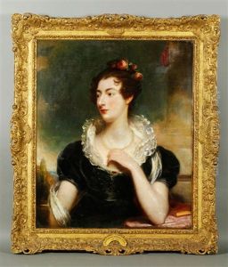 Portrait Of A Young Woman With A Ruffled Collar by Thomas Lawrence