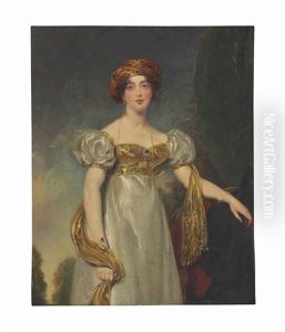 Portrait Of Lady Arundell, Three-quarter Length Portrait Of Lady Arundell, Three-quarter Length