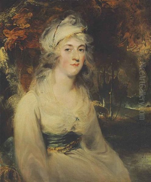 Portrait Of Sophia, Lady Valletort, Half-length - view 1
