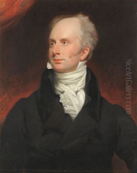 Portrait Of The Right Honourable Earl Grey, Head And Shoulders, Wearing Period Costume - view 1