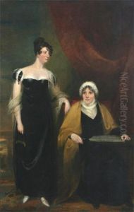 Portrait Of A Lady And Her Daughter by Thomas Lawrence