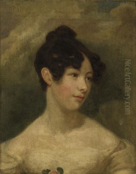 Portrait D'une Jeune Fille En Buste - view 1