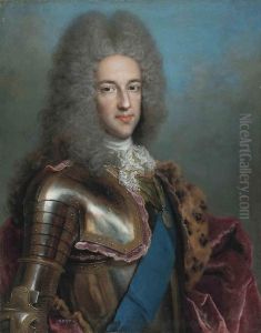Portrait Of James Francis Edward Stuart, The Old Pretender, Half-length, In Armour, With The Sash Of The Order Ofthe Garter And The Medal Of The Order Of The Thistle Portrait Of James Francis Edward Stuart, The Old Pretender, Half-length, In Armour, With The Sash Of The Order Ofthe Garter And The Medal Of The Order Of The Thistle