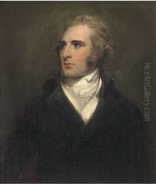Portrait Of John Philip Kemble (1757-1823), Half-length, In A Black Coat - view 1