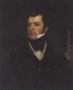 Portrait Of A Gentleman In A Black Jacket And Yellow Waistcoat by Thomas Lawrence