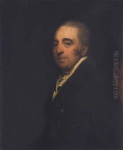 Portrait Of John, 1st Baron Crewe, Wearing A Brown Coat With A White Stock