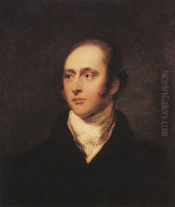 Portrait Of Charles, 2nd Earl Grey, Wearing A Black Coat And White Stock