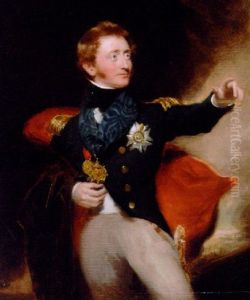 Portrait Of Captain Sir Charles Marsh Schomberg by Thomas Lawrence