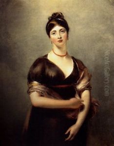 Portrait Of Elizabeth Jennings, Later Mrs William Lock, In The Pose Of The Venus De' Medici, In A Brown Dress And Pink Wrap Portrait Of Elizabeth Jennings, Later Mrs William Lock, In The Pose Of The Venus De' Medici, In A Brown Dress And Pink Wrap