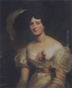 Portrait Of Mrs. Hart Davis by Thomas Lawrence
