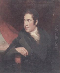 A Portrait Of A Gentleman In A Grey Coat