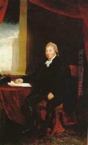Portrait Of Sir Robert Wigram, 1st Bt. M.p., Full Length, Seated At His Desk