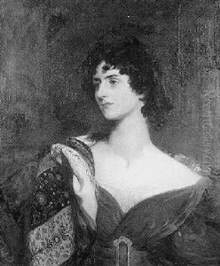 Portrait De La Comtesse D'aberdeen En Buste Presque De Face, Le Visage De Trois Quarts Vers La Droite by Thomas Lawrence