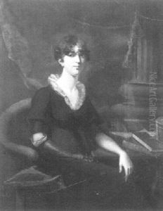 Bildnis Einer Jungen An Einem Tisch Sitzenden Dame by Thomas Lawrence