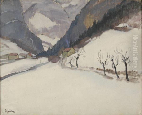 Vallee Sous La Neige - view 1