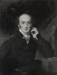 Portrait Of George Canning With His Arm Resting On A Table by Thomas Lawrence