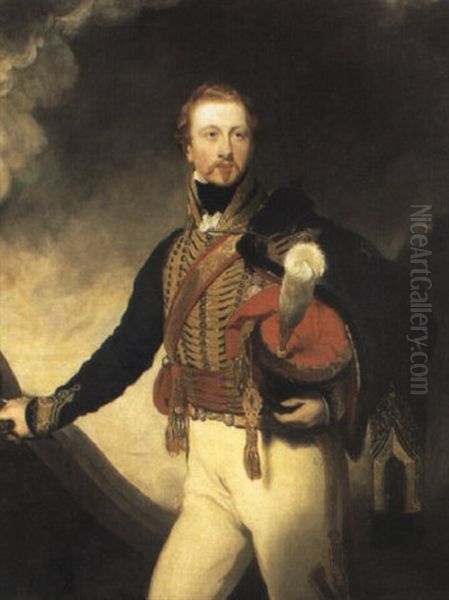 Portrait Of Col. Henry Lowther In Uniform Of Tenth Hussars - view 1