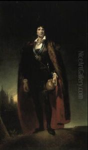 Portrait Of John Kemble As Hamlet Holding A Skull