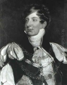 George Iv Wearing Coronation Robes by Thomas Lawrence