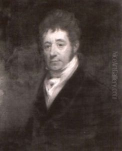 Portrait Of A Gentleman, A Member Of The Garratt Family,    Head And Shoulders