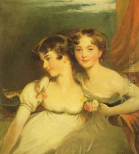 Portrait Of Fanny Hamond (1805-19) And Jane Hamond (born    1806) Later Marchesa Bocella: A Double Portrait