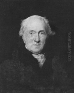 A Portrait Study Of John Julius Angerstein, Bust Length by Thomas Lawrence