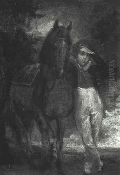 Portrait Of A Boy And His Horse - view 1