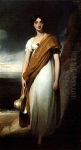 Portrait Of Lady Maria Oglander by Thomas Lawrence