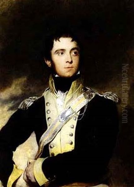 Portrait Of An Officer Of The 11th Light Dragoon - view 1