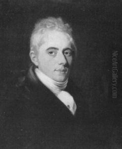 Portrait Of A Gentleman Said To Be Captain Combe, Bust      Length, Wearing A Black Coat And White Jabot