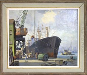New York Dock by William Hurd Lawrence
