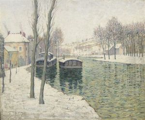 Moret-sur-loing by Ernest Lawson